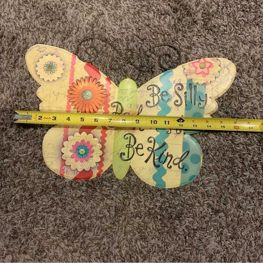 Metal Butterfly Sign - Picture 2 of 2